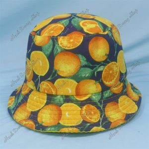 Nón Bucket Họa Tiết Trái Quýt