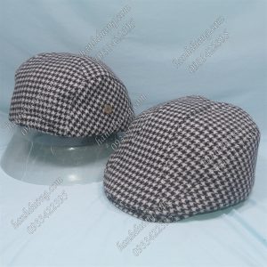 Nón Mỏ Vịt Beret Thời Trang Sọc Caro