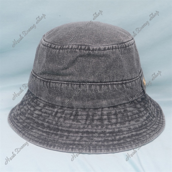 Nón Bucket Thời Trang Đen - Ảnh 2