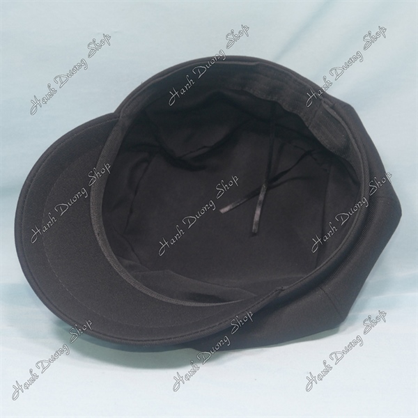Nón Mỏ Vịt Beret Thời Trang Đen - Ảnh 5
