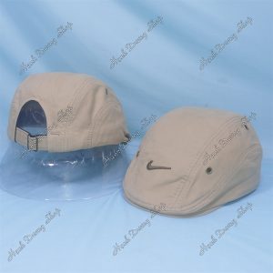 Nón Mỏ Vịt Beret Móc Nike Kaki Vàng