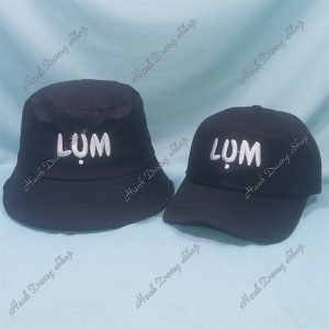 Combo Nón Cặp Bucket & Cap Lụm