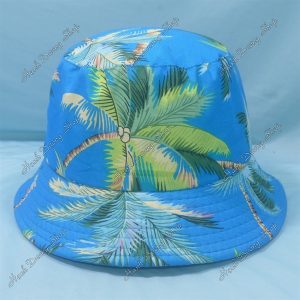 Nón Bucket Họa Tiết Cây Dừa Và Biển