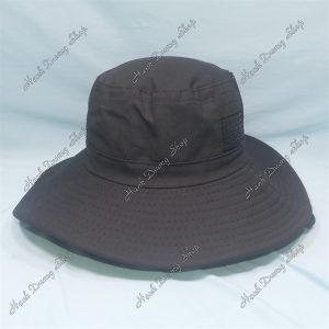 Nón Tai Bèo Nam Trơn Không Logo Đen