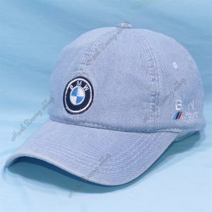 Nón Kết Jeans Thời Trang Thêu Tem Xe Chữ BMW Xanh Nhạt