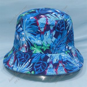 Nón Bucket Họa Tiết Xanh Dương