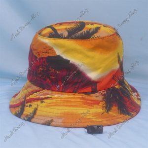 Nón Bucket Trẻ Em Đi Biển Cây Dừa Đỏ