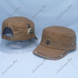 Nón Kết Thêu Chữ USA Có Cánh Đại Bàng 2 Ngôi Sao Bò