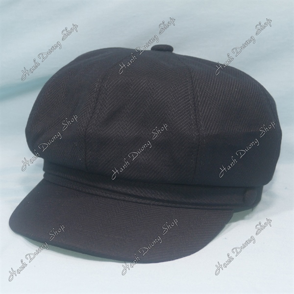 Nón Mỏ Vịt Beret Thời Trang Đen - Ảnh 2