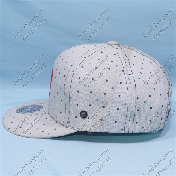 Nón Snapback Hiphop Thời Trang Trẻ Em Xám Nhạt - Ảnh 2