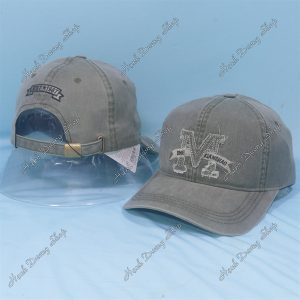 Nón Kết Thêu Chữ M Phía Sau Thêu Chữ EST 1987 Rêu Nhạt