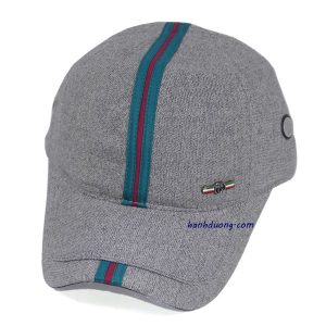 Nón Kết Gucci Xám Đậm