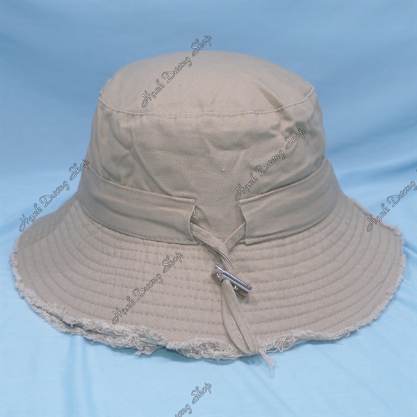 Nón Bucket Thời Trang Kaki Nâu - Ảnh 4