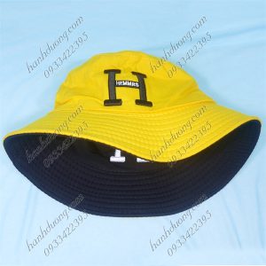 Nón Bucket Thêu Chữ H ( Hemmrs ) Vàng & Đen