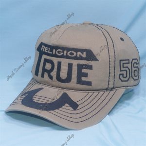 Nón Kết Thêu Chữ True 56 Kaki