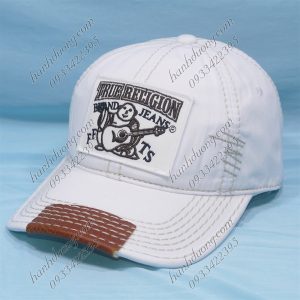 Nón Ông Địa Đánh Đàn True Religion Trắng