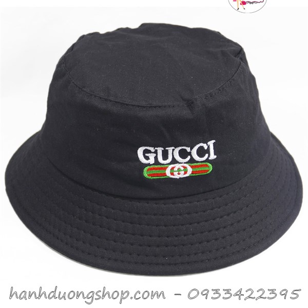 Nón Bucket Thời Trang Đen
