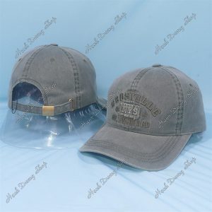 Nón Kết Chữ NYS Vải Bố Rêu Đậm