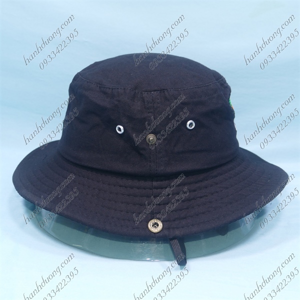 Nón Bucket Thời Trang Trẻ Em Đen - Ảnh 4