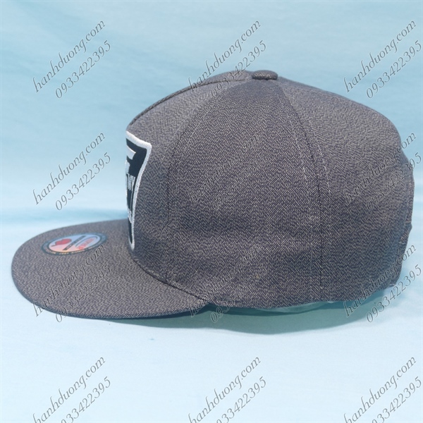 Nón Snapback Hiphop Thời Trang Trẻ Em Xám Đậm - Ảnh 2