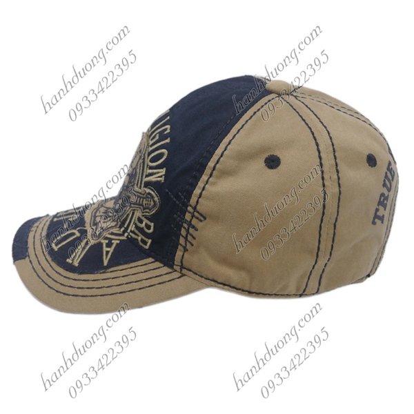 Nón Ông Địa True Religion Nâu Nhạt & Đen - Ảnh 2