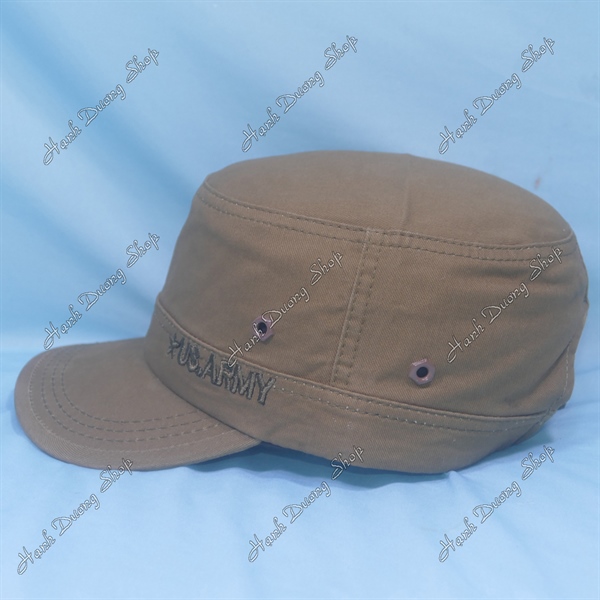 Nón Kết Đầu Bằng Thêu Ngôi Sao US.ARMY Bò - Ảnh 3