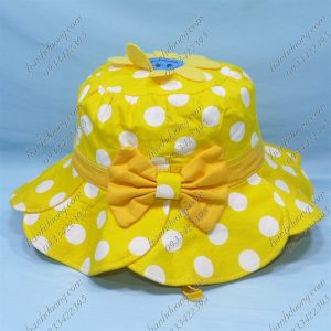 Nón Bucket Thời Trang Trẻ Em Vàng