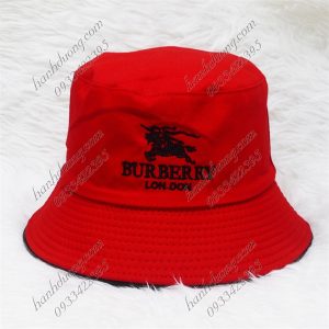 Nón Bucket Thời Trang Đỏ & Đen